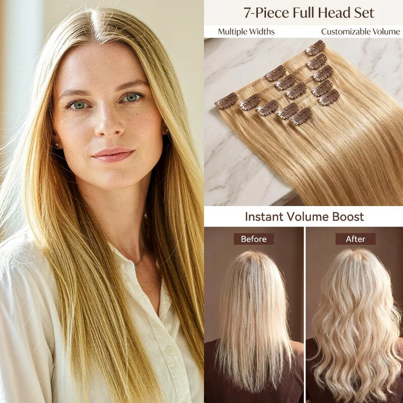 extension-capelli-umani-remy-7-pezzi-con-clip-14-pollici-ondulati-60-4-facili-applicazioni-per-rimuovere-e-trasformare-capelli-sottili-aspetto-naturale-vendita-all'ingrosso