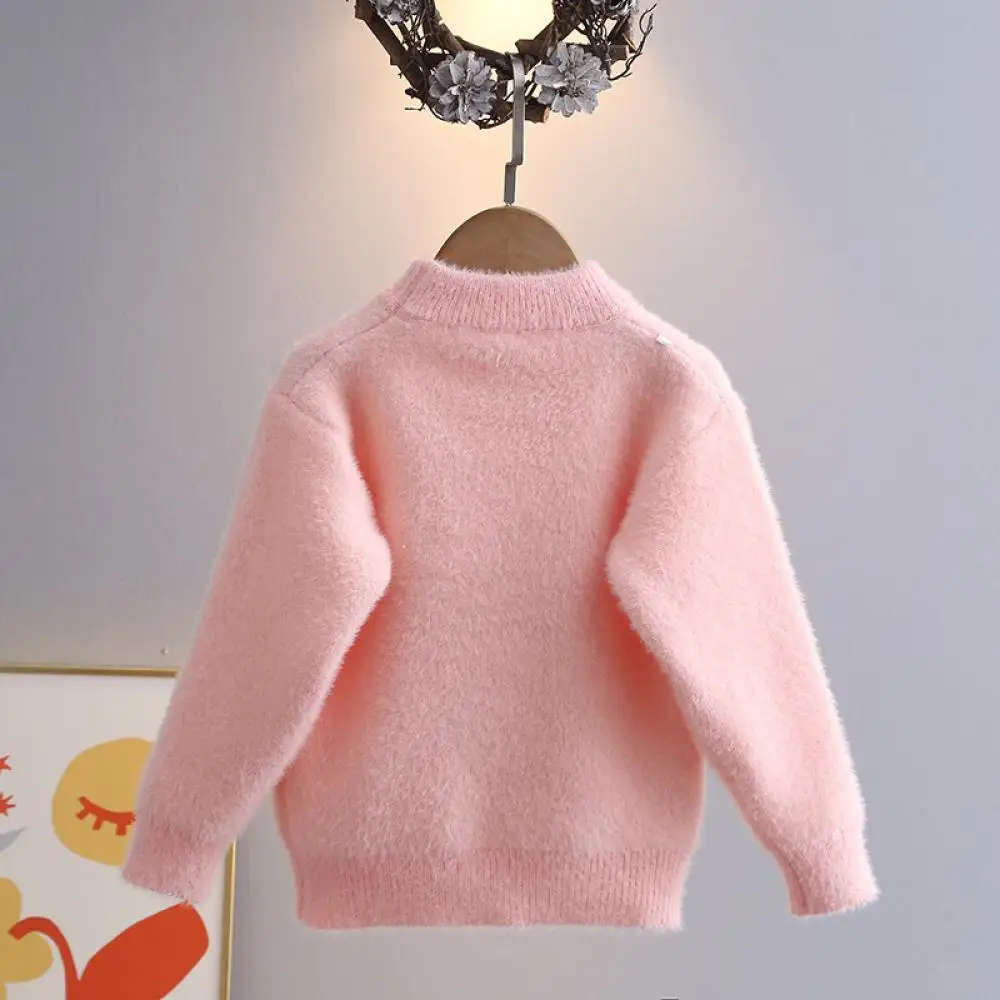 أنيمي الأطفال سترة Kuromi سترة ربيع الخريف Kawaii متماسكة سترة جولة الرقبة البلوز قاع قميص سترة