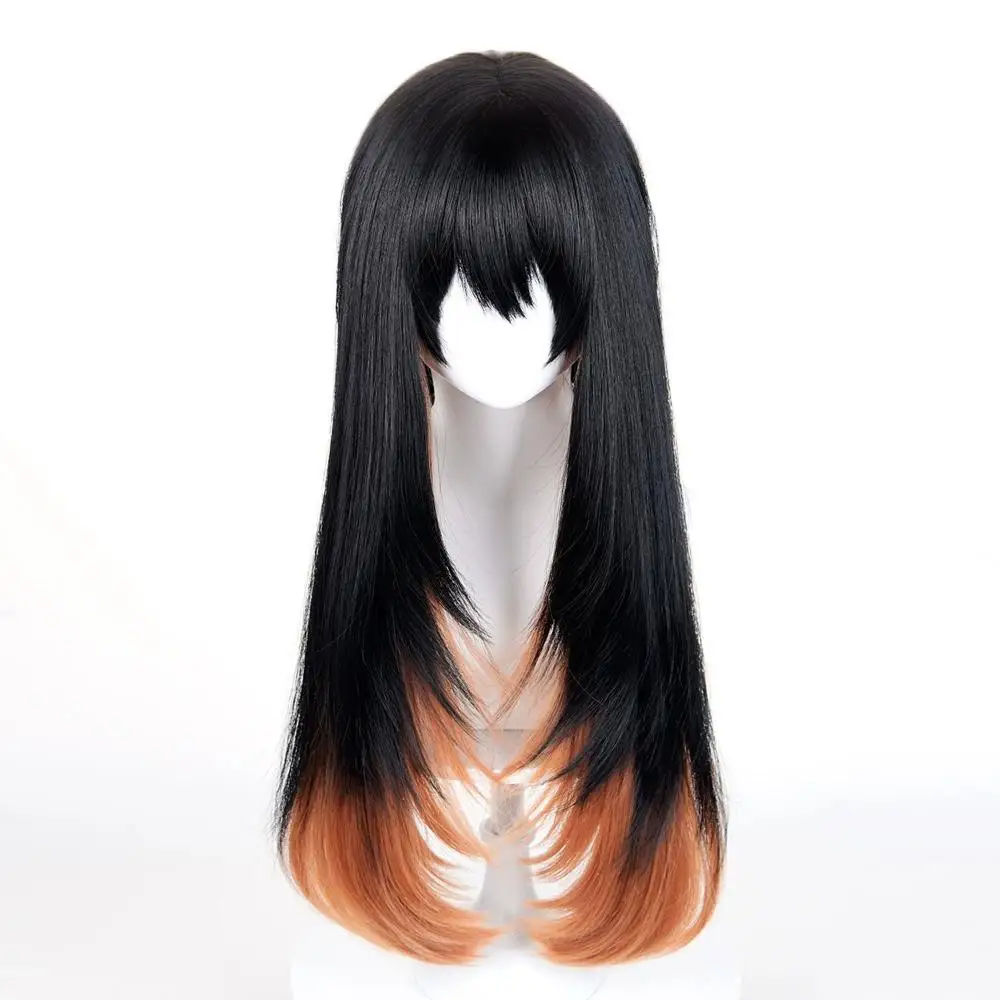 Anime Gachiakuta Amo Empool Cosplay Wig Women Gradient Long Hair Heat Resistant Synthetic Wig Halloween Prop