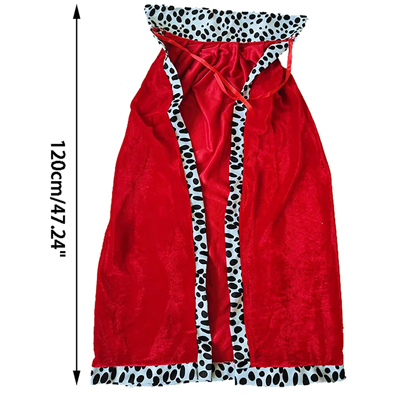 Costume d'Halloween du dérivEmpereur pour Enfant, Robe du Prince Everak Rouge, Couronne, Accessoires de Cosplay pour ixd'Anniversaire