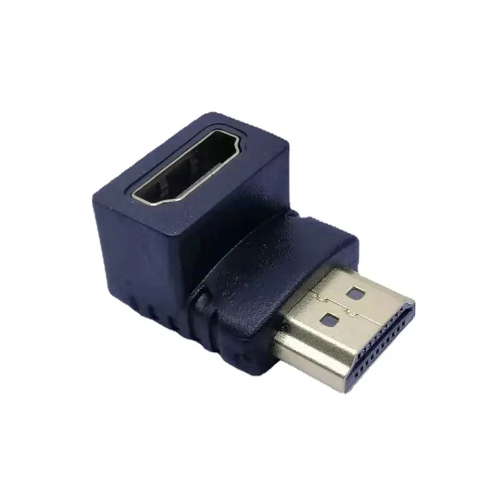 HDMI-Compatible L-Type 90/270 Right Angle Male to Female Adapter 4K HD Extender Connector for LCD TV Monitor Laptop Projector