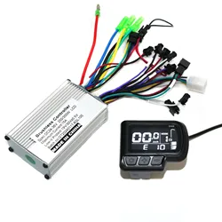 GREENTIME 24V/36V/48V 250W BLDC Electric scooter controller E-bike brushless speed driver and EN06 LCD Display one set