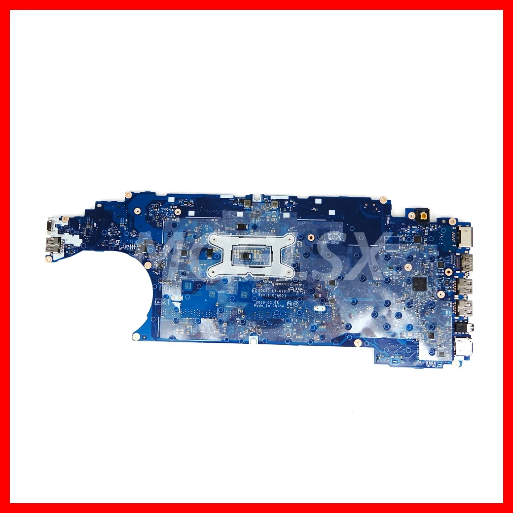 LA-G901P Notebook Mainboard For Dell Latitude 5500 Laptop Motherboard 0J16NW  0J1D6N With CPU: i5-8365U i7-8665U 100% Tested OK