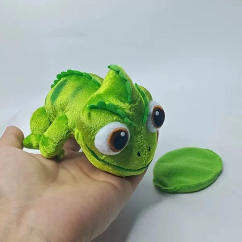 Pascal Rapunzel Chameleon Plush Dolls Pascal Stuffed Animals Cute Plush Doll Pascal Rapunzel Shoulder Plush Toys Children Gifts image 4