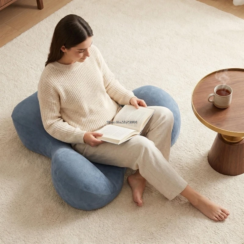 Meditation Cushion, Bamboo Charcoal Memory Foam Zafu, Non Collapse Yoga Mat Pad, Ergonomic Kneeling Pillow for Floor