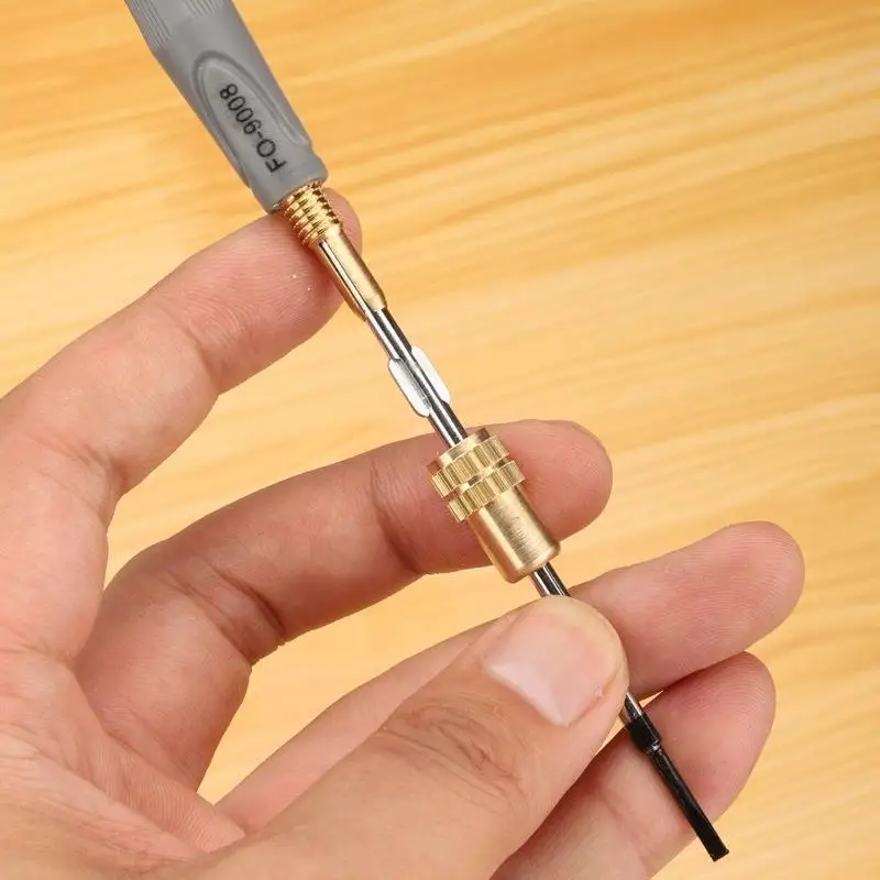 2mm Precision Mini Screwdriver Dual Purpose Slotted Thin Shaft Watch Repair Tool for Phone Tablet Electronics Repair DIY Project