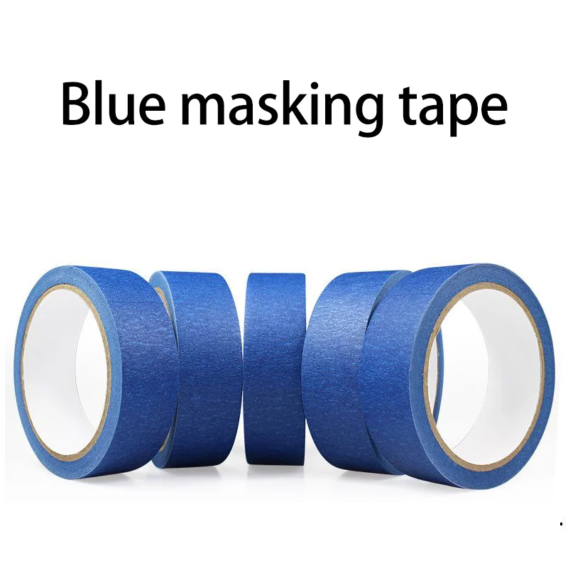 

Blue masking tape for decoration and art, traceless painting, special colored spray paint masking, and wall joint finishing