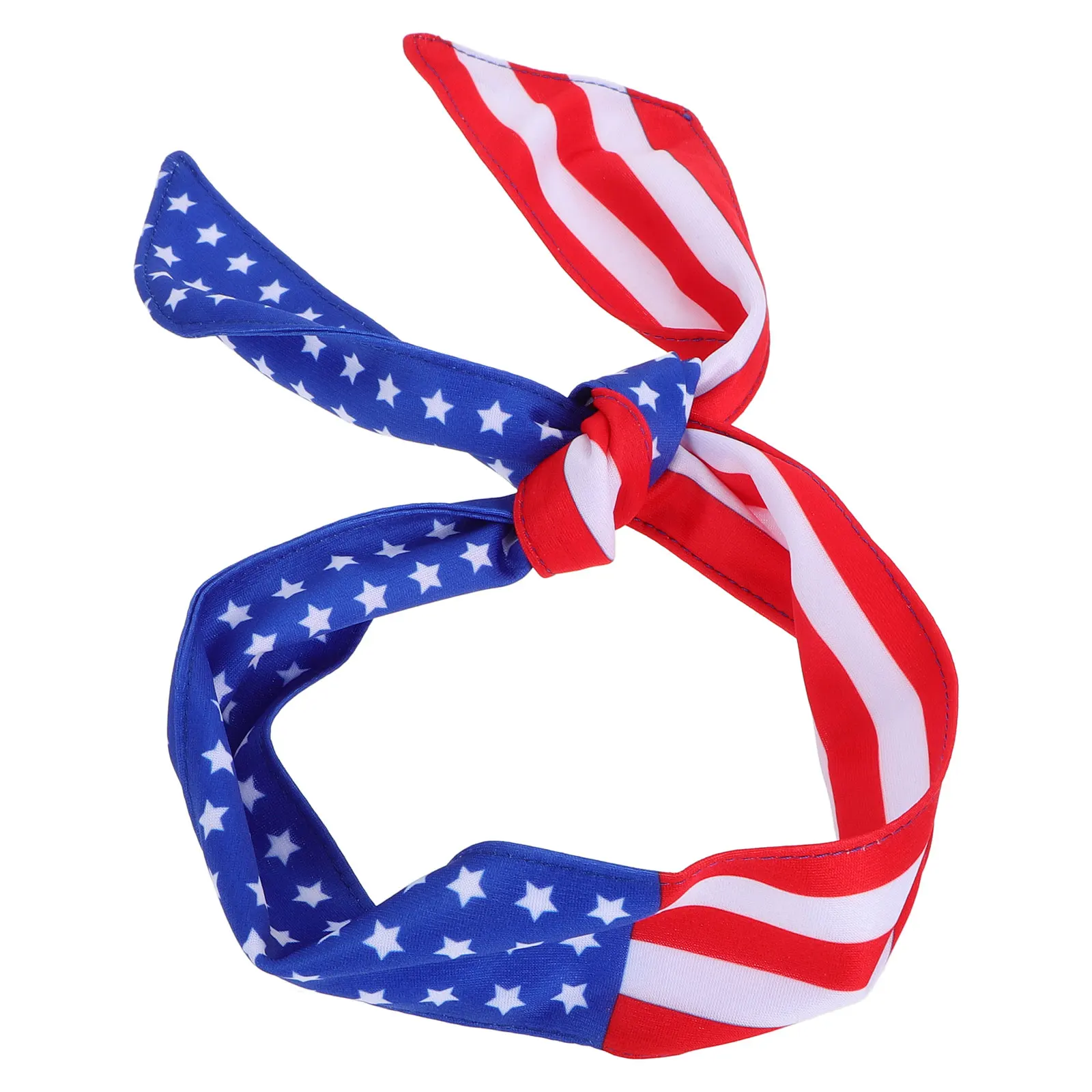 

Sports Bandana American Flag Headband Football Hairband Exercise Athletic Sweatbands Fitness Headbands