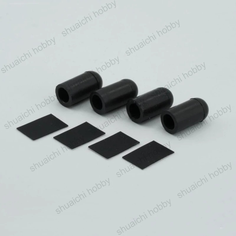 1 conjunto de almofada de pé antidesgaste para drone rc, trem de pouso aumentado, acessórios de proteção para terreno áspero ao ar livre para dji mavic 4 pro