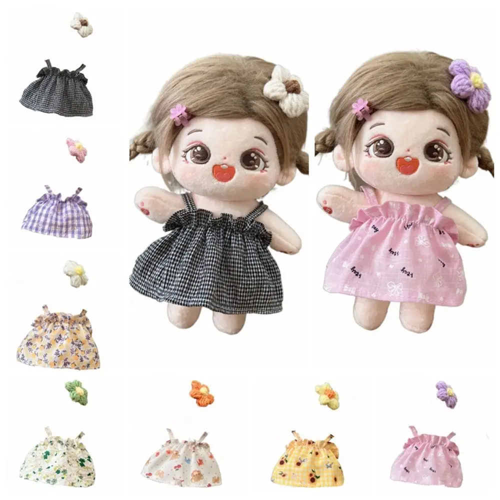 

Sweet Skirt Cotton Doll Dress DIY Clothing Dress 20cm Cotton Doll Clothes Dress Up Suit Idol Dolls Skirt 20cm Idol Cotton Doll