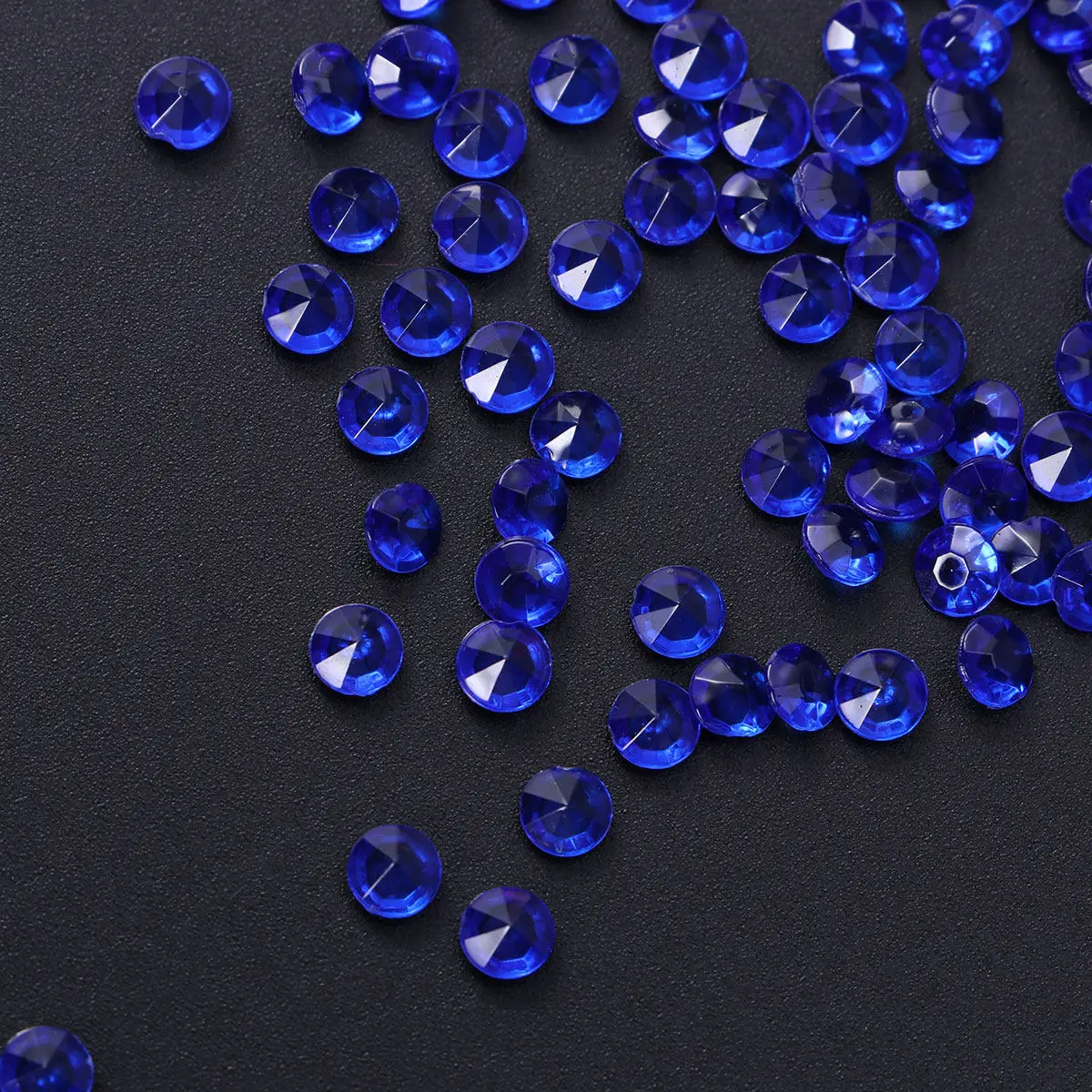 1000Pcs Acrylic Crystal Shiny Bright Colors Transparent 3Mm for Wedding Banquet Party Crafts Nail Tip Clothes Phone Case Photo