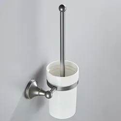 gray copper Toilet Brush Bathroom Cleaning Brush Holder with Hardware vintage bathroom pendant