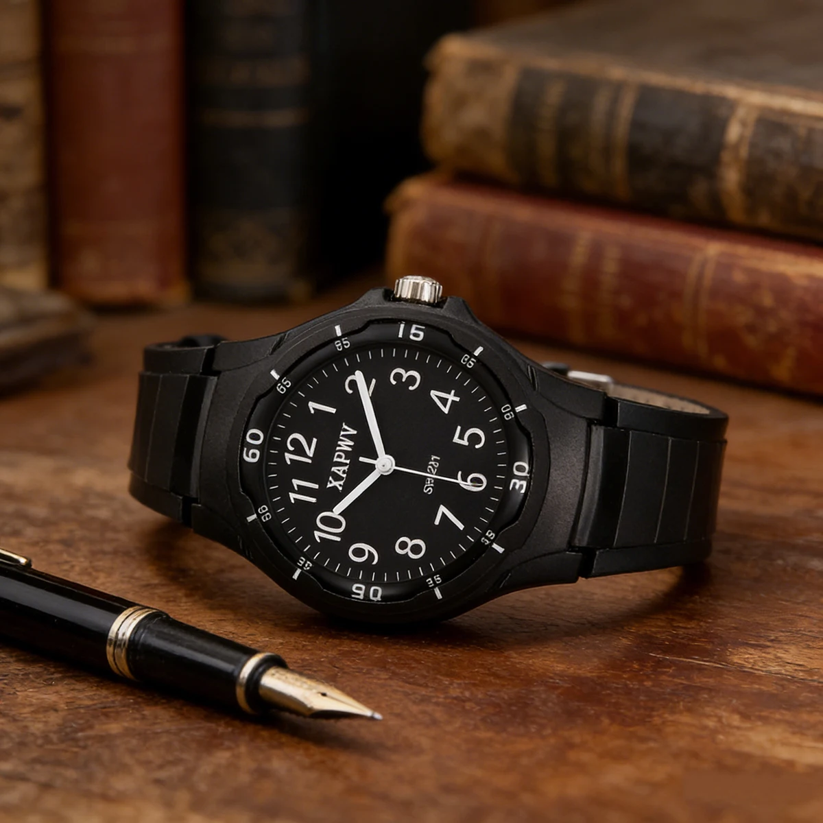 Quartz Watch for Men and Women, Silicone Strap, Student Casual Fashion, Simple Daily Wear Wristwatch