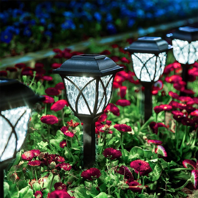 

Solar Lights Outdoor Waterproof, 4 Pack LED Garden Light Decorations, Yard, Patio, Landscape, Planter, Walkway