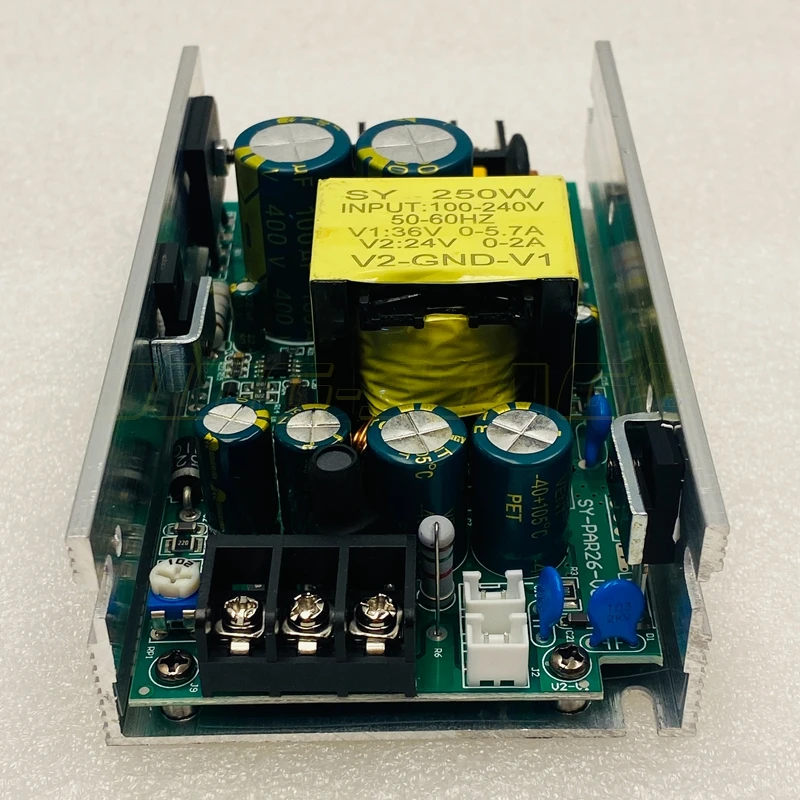SY 250W Dual Output Power Supply 36V+24V, Switching Power Supply for 250W BSW Moving Head Light, Stage Lighting Spar