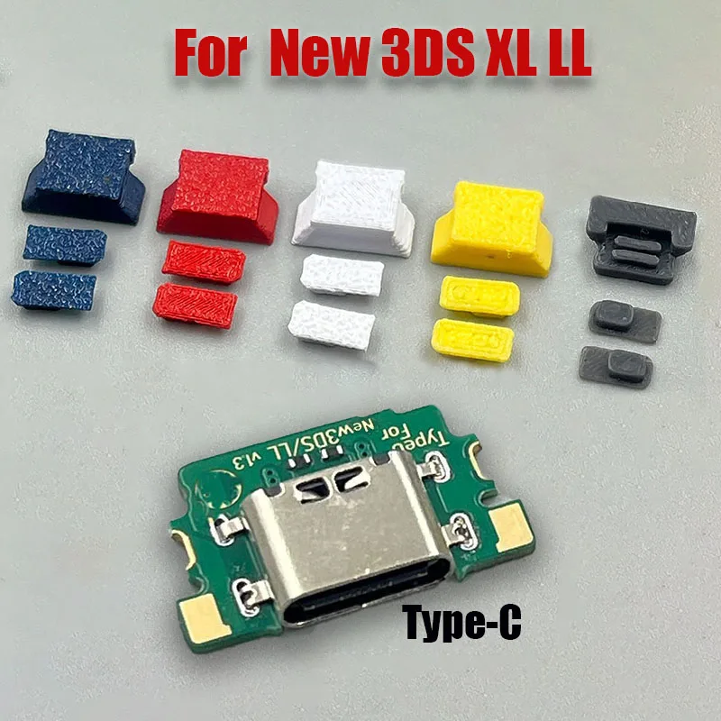 

YUXI 1Set For New 3DS XL LL Charging Port Replacement Convert to USB-C Mod USB Type C Charging Socket