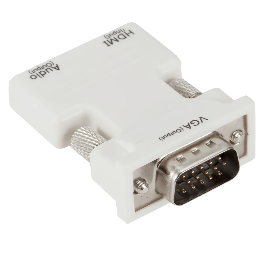 Grwibeou 1080P VGA zu HDMI-Compatble Konverter HDMI-Kompatibel zu VGA Adapter Mit Audio Power Für HDTV monitor Projektor PC PS3