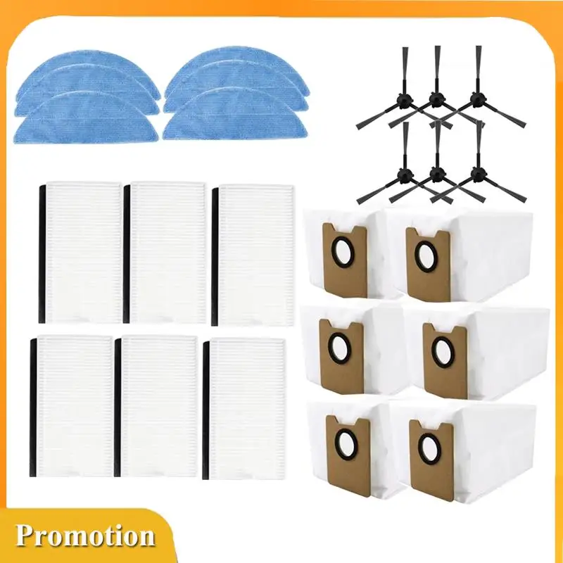 

-A61K 24 шт. для Ecovacs Yeedi Y1 Plus, самоопорожняющийся робот-пылесос, долговечные запасные аксессуары, сверхпрочные аксессуары