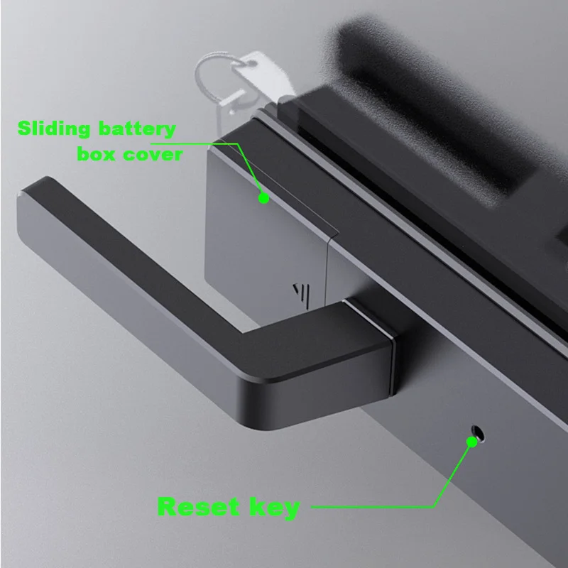 Smart Glass Door Lock Swing Slide Door Lock Bometric Fingerprint Electronic Lock Office Wood Door Security Keypad Lock