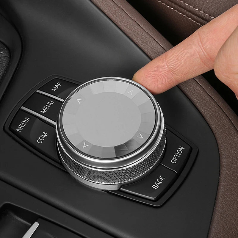 Car Multimedia Button Crystal Knob Cover For BMW 1 3 4 5 7 Series F20 F21 F22 F34 F32 F33 F30 F32 F10 F18 F15 F16 F25 F06 F12