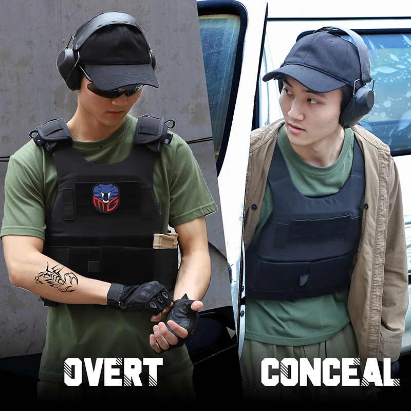 MGFLASHFORCE Low Profile Airsoft Tactical Vest Plate Carrier Fishing Hunting training Weighted Vest