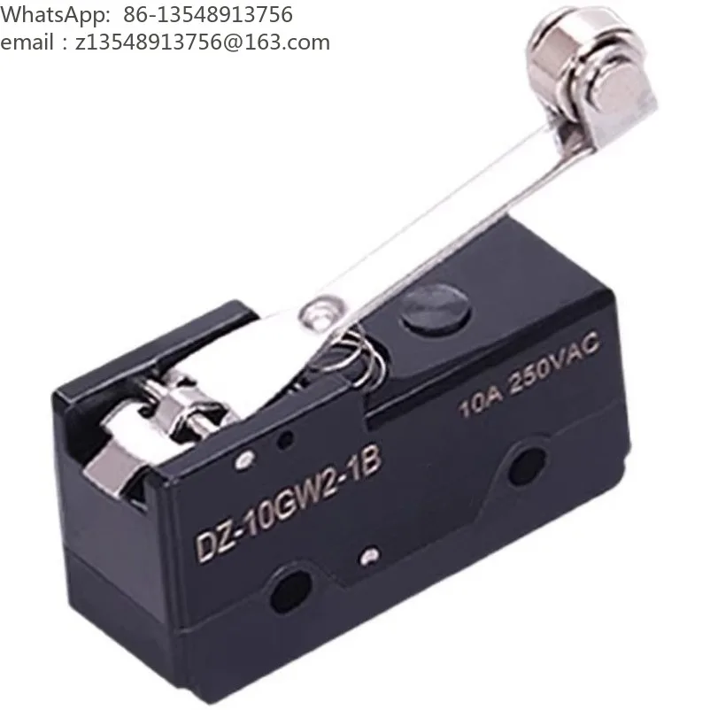 Double micro switch DZ-10GW2-1B travel limit switch double normally open and normally closed independent two-way self-reset
