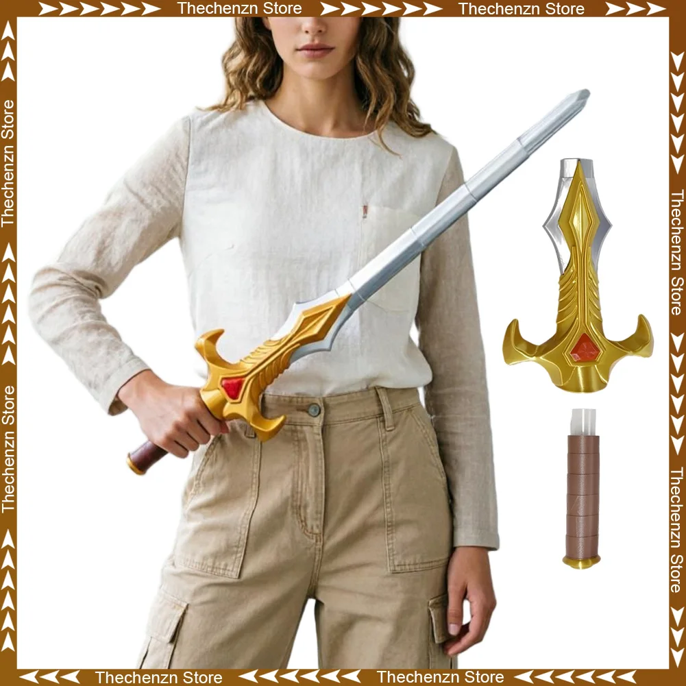Disfraz de Teela para mujer, accesorios de cosplay con espadas ornamentales del universo de la película 2026, accesorios de disfraz para Masters, utilería de Halloween