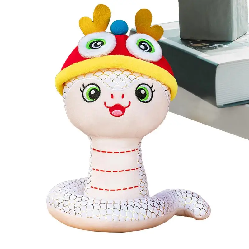 Ano novo chinês cobra animais de pelúcia plushie boneca 8.7 polegadas animal de pelúcia 2025 cobra brinquedos primavera festival brinquedo ano do