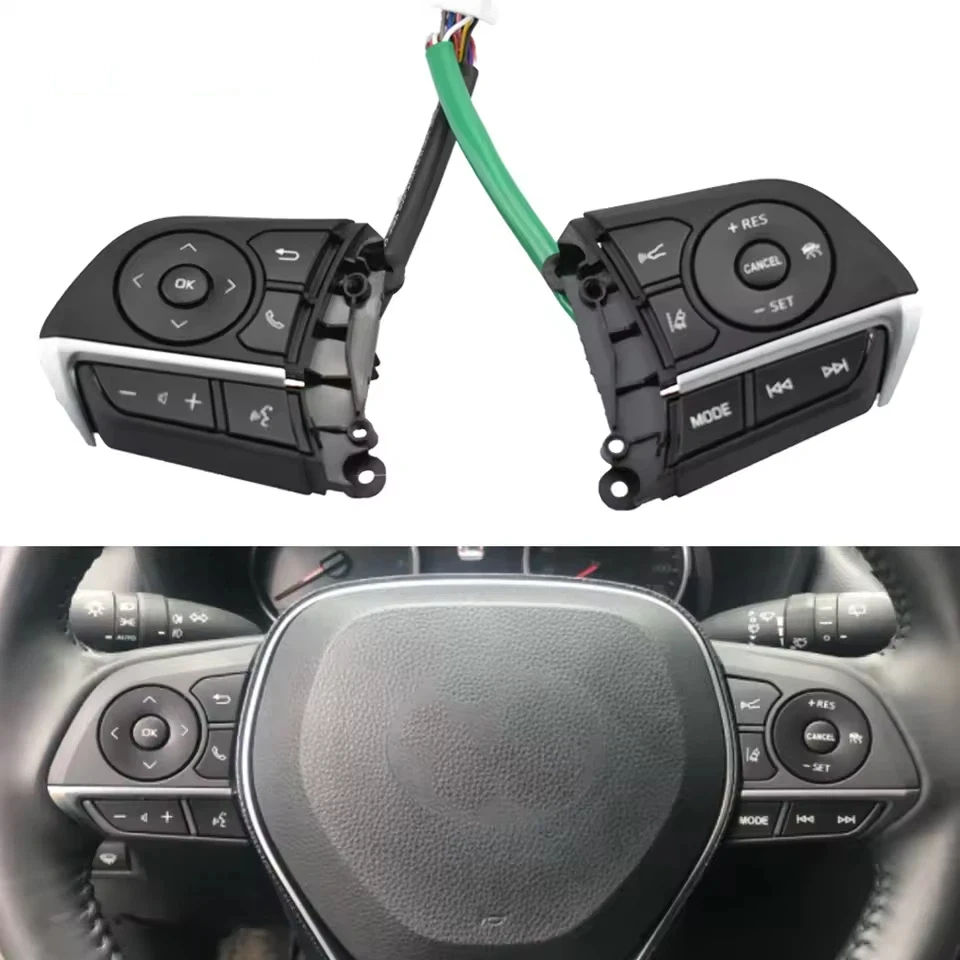 Original Steering Wheel Cruise Control Buttons Switch Steering Wheel For Toyota Avalon Camry Corolla 2019 2020 2021 2022 2023
