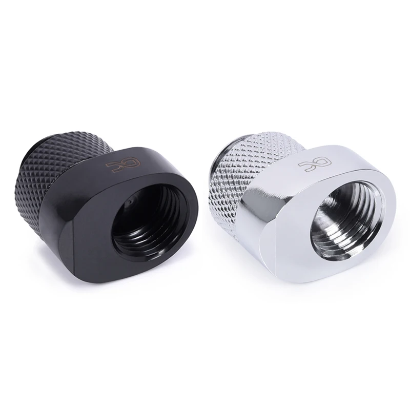 2pcs Alphacool Eiszapfen 8mm Offset Fittings 360 Rotatable With One Internal Thread And One External Thread  G1/4