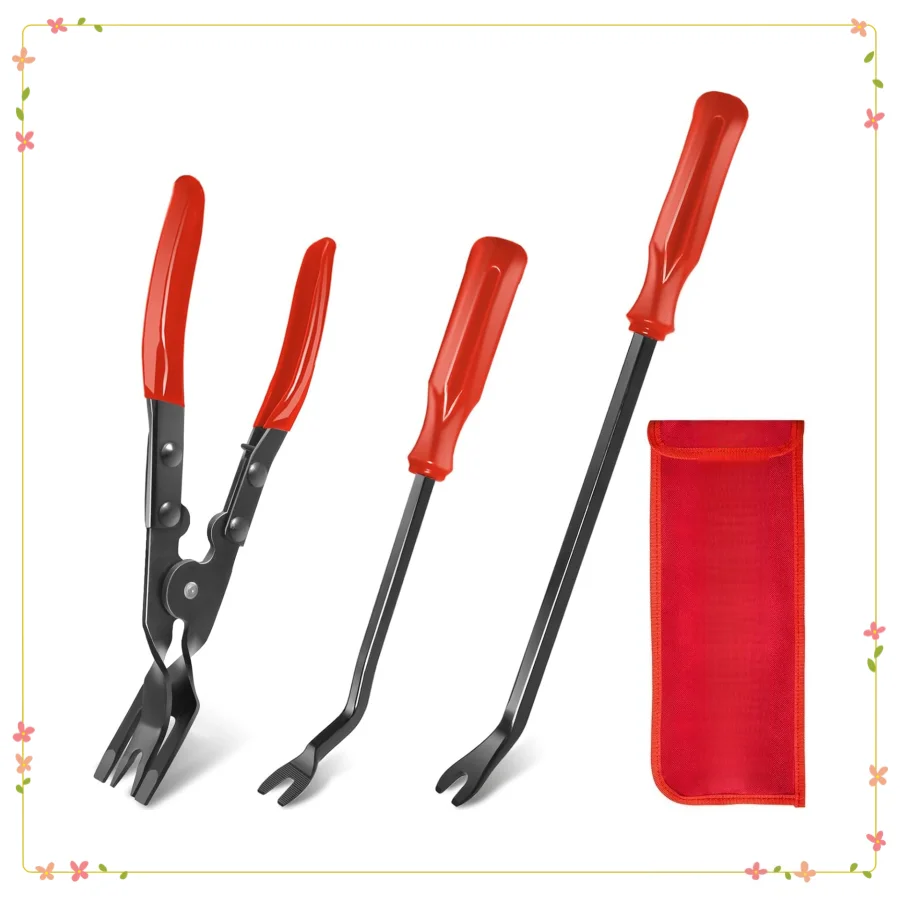 

Набор плоскогубцев для автозажимов — набор инструментов для снятия заклепок автомобиля с сумкой