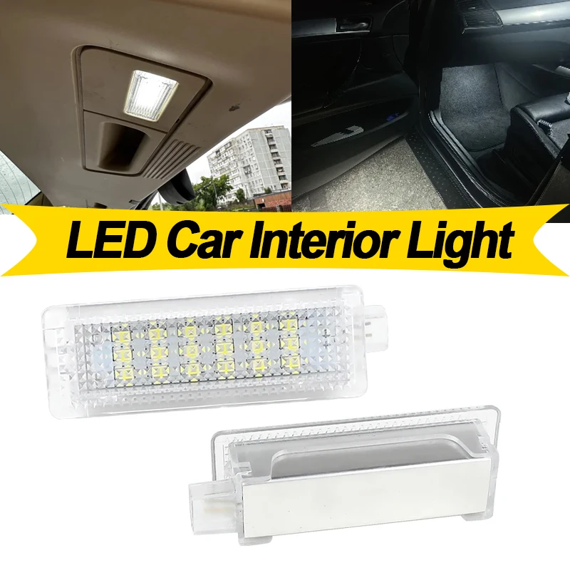 

2PCS LED Door Interior Footwell Luggage Trunk Light For BMW 1 2 3 4 5 6 7 X Series X5 E70 F15 X3 E83 F25 X1 E84 X6 E71 F16 X4
