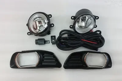 

RQXR Front bumper light Front fog lamp +cover frame for Toyota camry ACV40 2007-2009