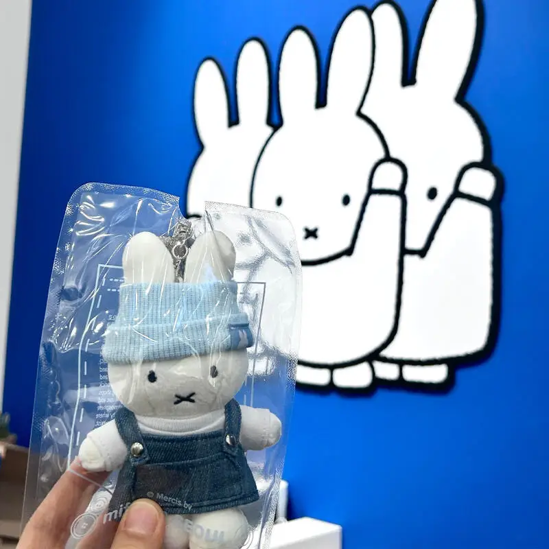 

New Miffy Plush Toy Kawaii Shoulder Strap Skirt Rabbit Plush Pendant Keychain Ins Korean Cartoon Anime Friend Birthday Gift