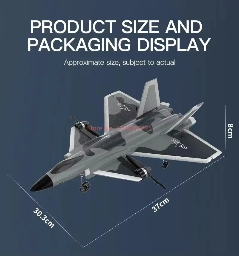 Kf700 Aircraft Remote Control Six Channel J-20 Fighter Brushless Fixed Wing Glider Toy Rc Airplane Children'S Birthday Cool Gift