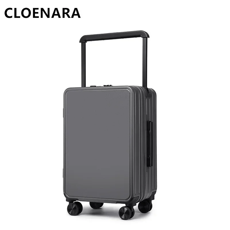 COLENARA 20"24Inch PC Luggage Men's Business Travel Trolley Case Women's Lightweight Boarding Box with Wheels Rolling Suitcase