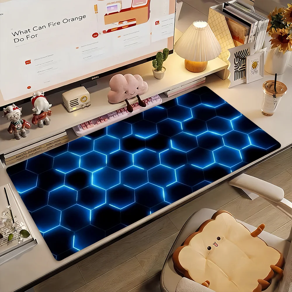테크 스타일 육각형 패턴 마우스 패드 미끄럼 방지 잠금 - Tech Accessories For Laptop 리뷰 및 가격