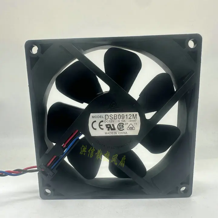 

Delta Electronics DSB0912M 4H47 DC 12V 0.19A 92x92x25mm 3-Wire Cooling Fan