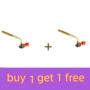 부탄 버너 용접 가스 토치 화염 총, 납땜 화염 방사기, 야외 캠핑 바베큐 휴대용 납땜 히트 건 용접 장비 