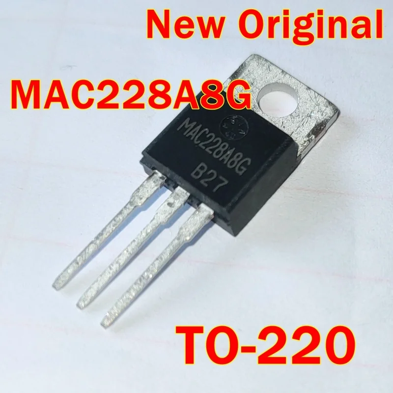 1pcs to 100pcs MAC228A8G MAC228A8 TO-220 New Original Sensitive Gate Triacs Silicon Bidirectional Thyristors