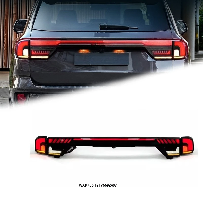 

FT Car Lights forFord Everest Taillights 2022-2023 LED Tail Lamp Dynamic Turn Signal Light Car Through Taillights Assembly