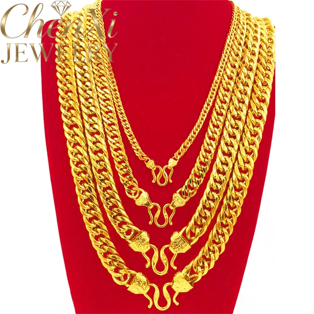 

High-End Tank Chain Whip Chain Men Necklace Best Selling Popular Luxury Quality Jewelry Festival Gift Elegant Exquisite Fashion