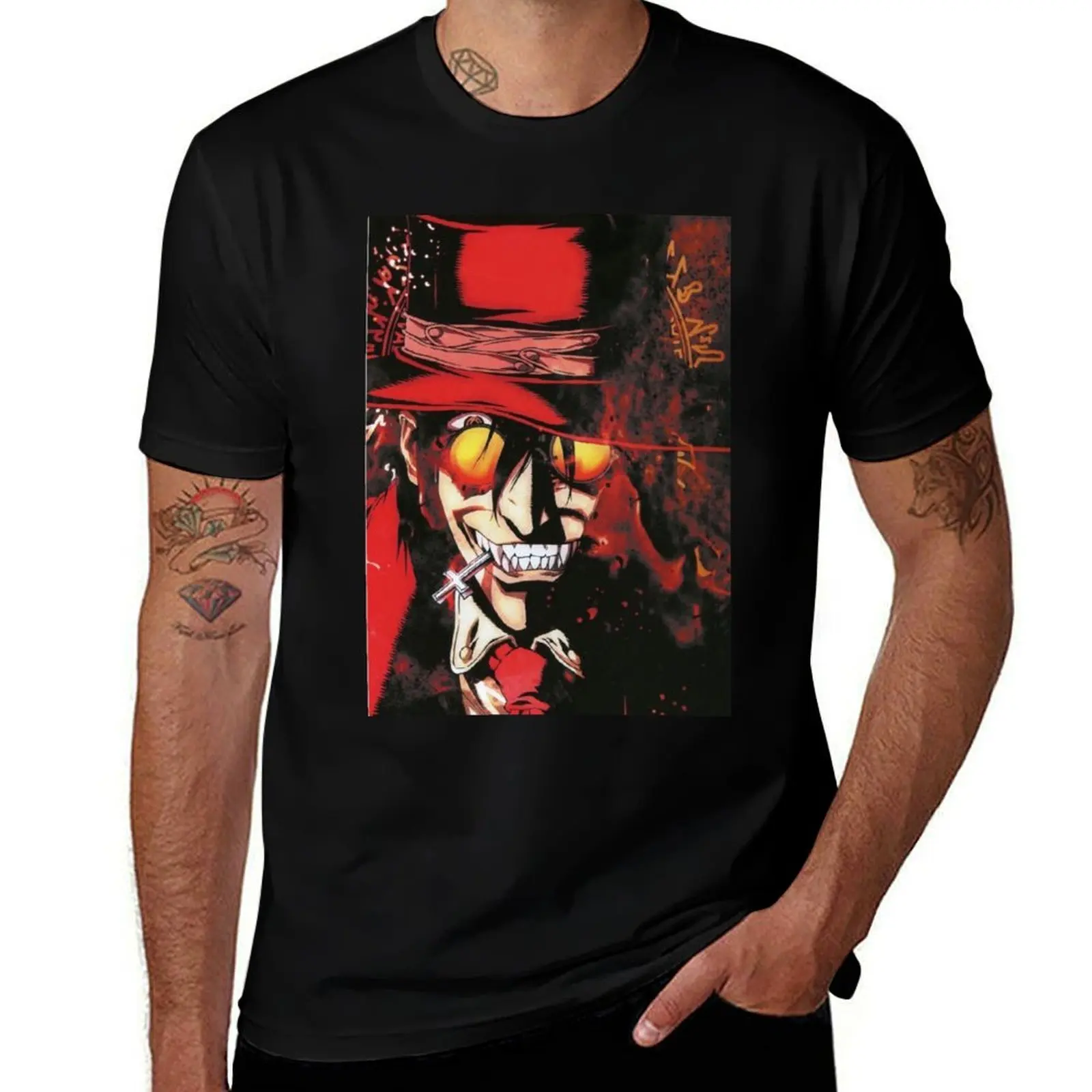 Hellsing T-Shirt Sport Basic Moisture Wicking Tee T-Shirt