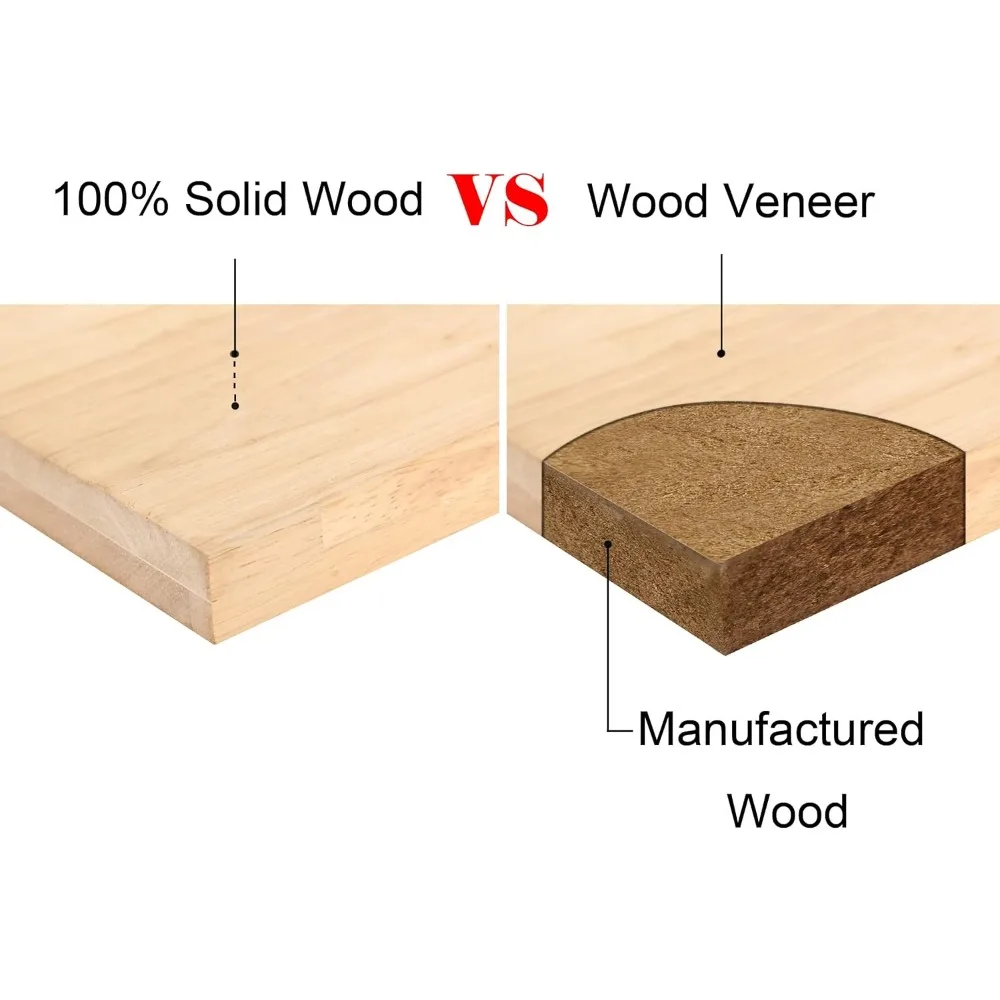 Solid Hard Wood Kids Table and Chair Set (4 Chairs Included), Coffee, 5 Piece Set