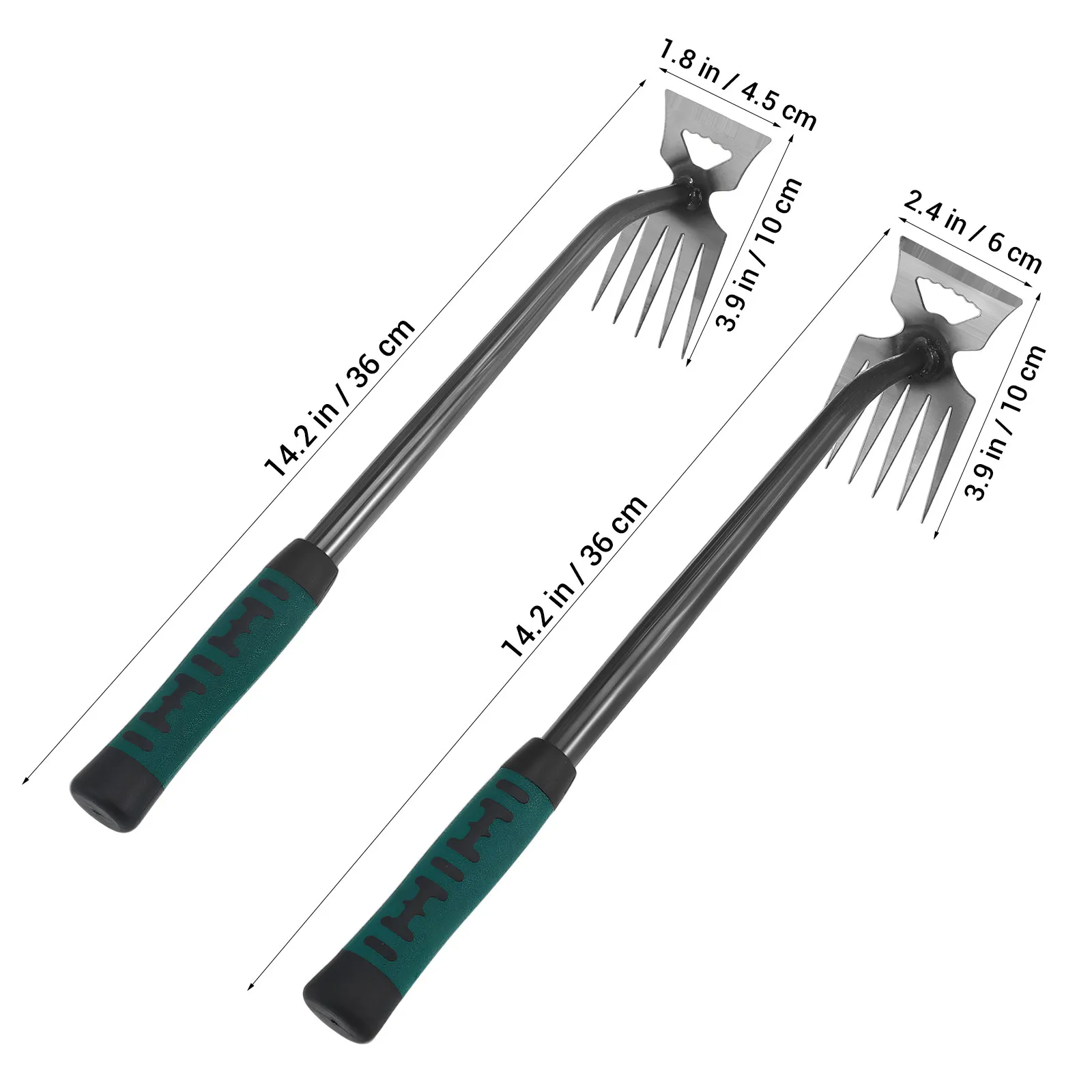 2Pcs Weed Puller Efficient Weeding Tool Stand Up Weed Remover for Garden Gap Crack Root Removal Gardening Tools