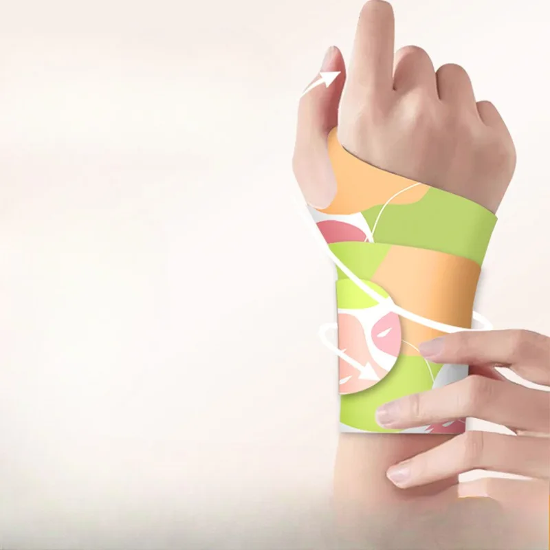 

1 шт., лента для горячего компресса на запястье, защита от пара, самонагрев, оболочка для сухожилий рук мыши, ремешок, сустав, болезненность