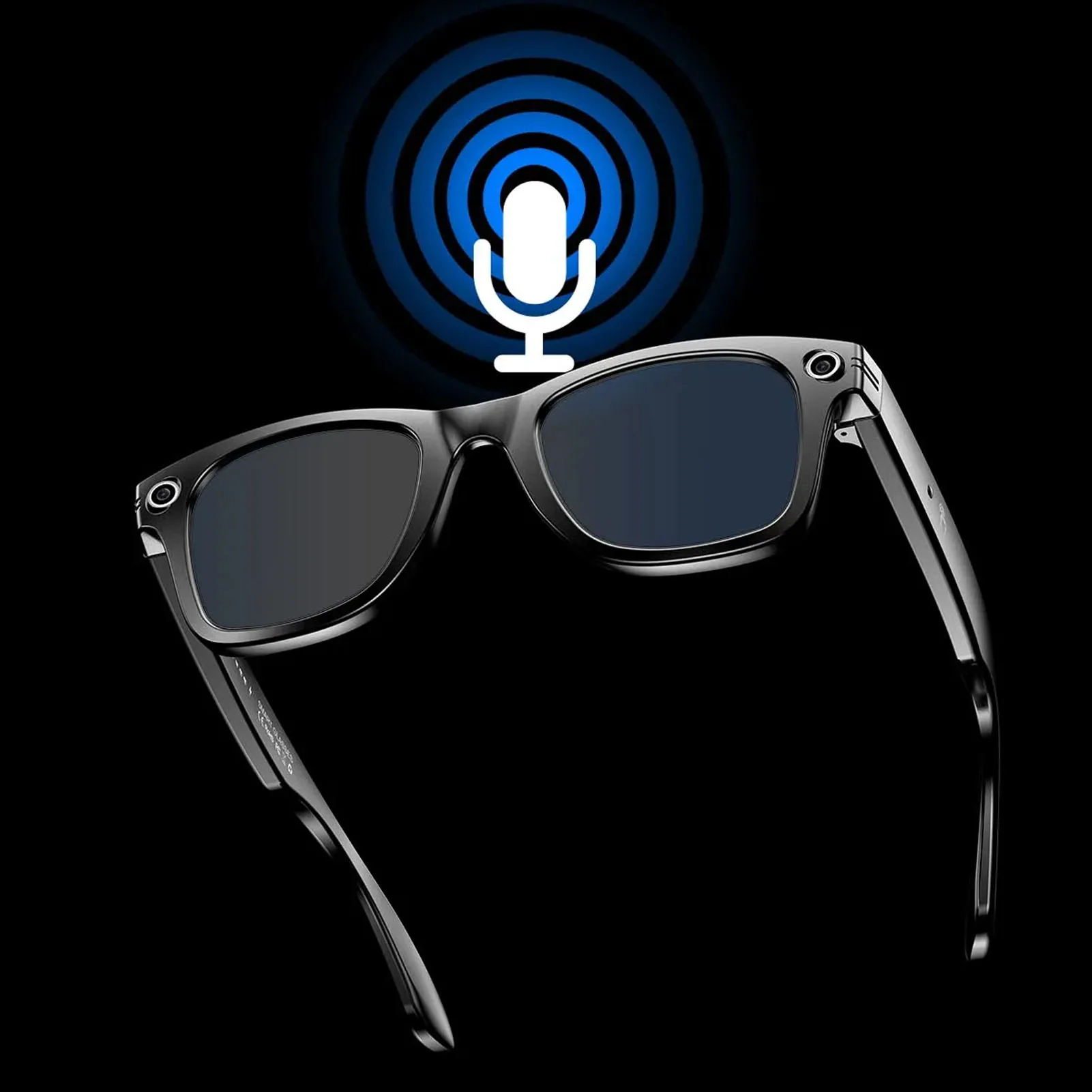 Gafas Bluetooth 5,4 reconocimiento de fotos AI Unisex 12 horas de duración de la batería gafas de traducción inteligentes con cámara 1080p para ciclismo