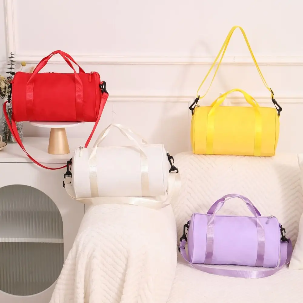 

New Mini Gym Bag Solid Color Large Capacity Sports Bags Waterproof Lightweight Yoga Bag for Women