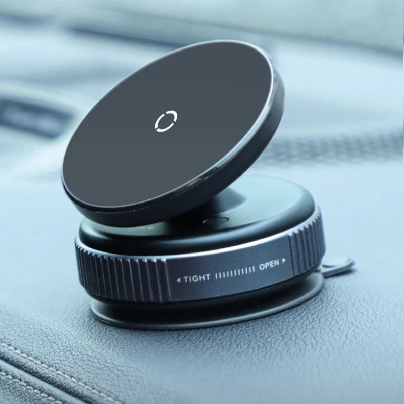 Support de téléphone magnétique pour voiture Magsafe, intelligent 360° °   Support de voiture rotatif avec ventouse à adsorption par le vide