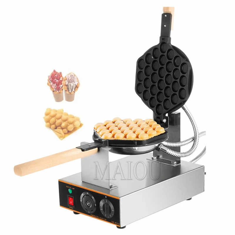 1400W Electric Waffle Makers QQ Eggs Waffle Making Machines Hongkong Eggs Bubble Waffle Maker Eggettes ​Puff Waffle